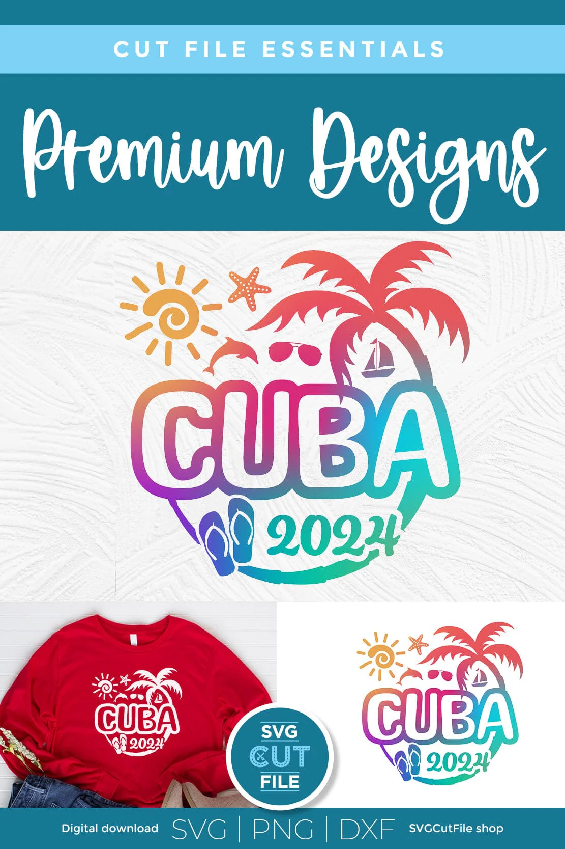 2024 Cuba svg - Cuba Caribbean Vacation or Trip Design - Image 5