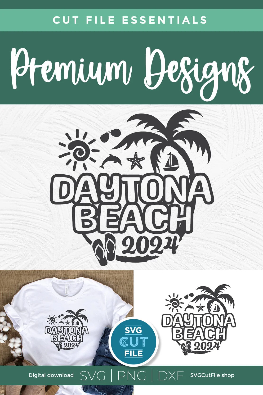 2024 Daytona Beach svg - Daytona Beach Florida Vacation or Trip Design - Image 5