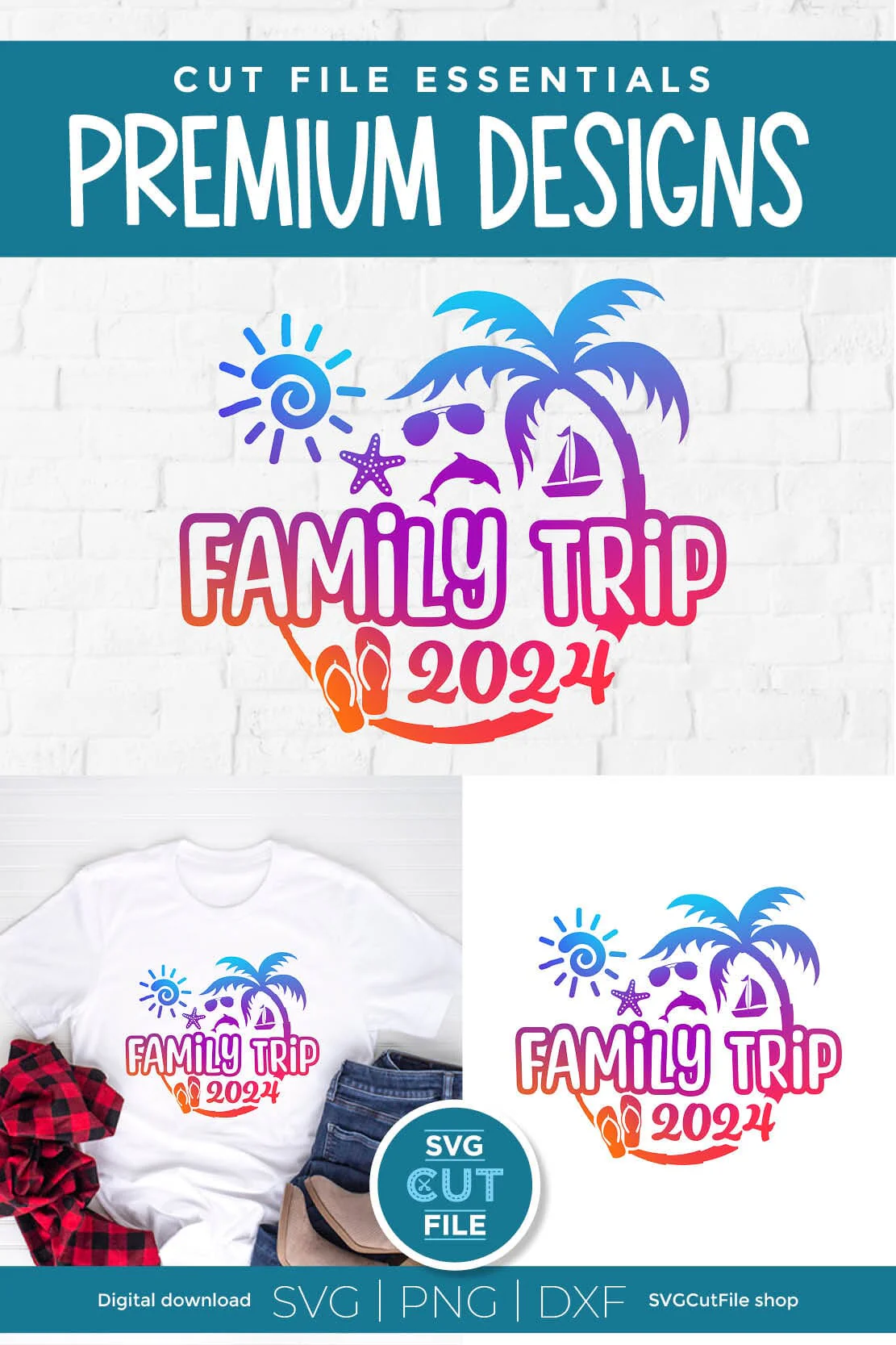 2024 Family Trip svg - Family Trip svg vacation or Holiday Design - Image 2
