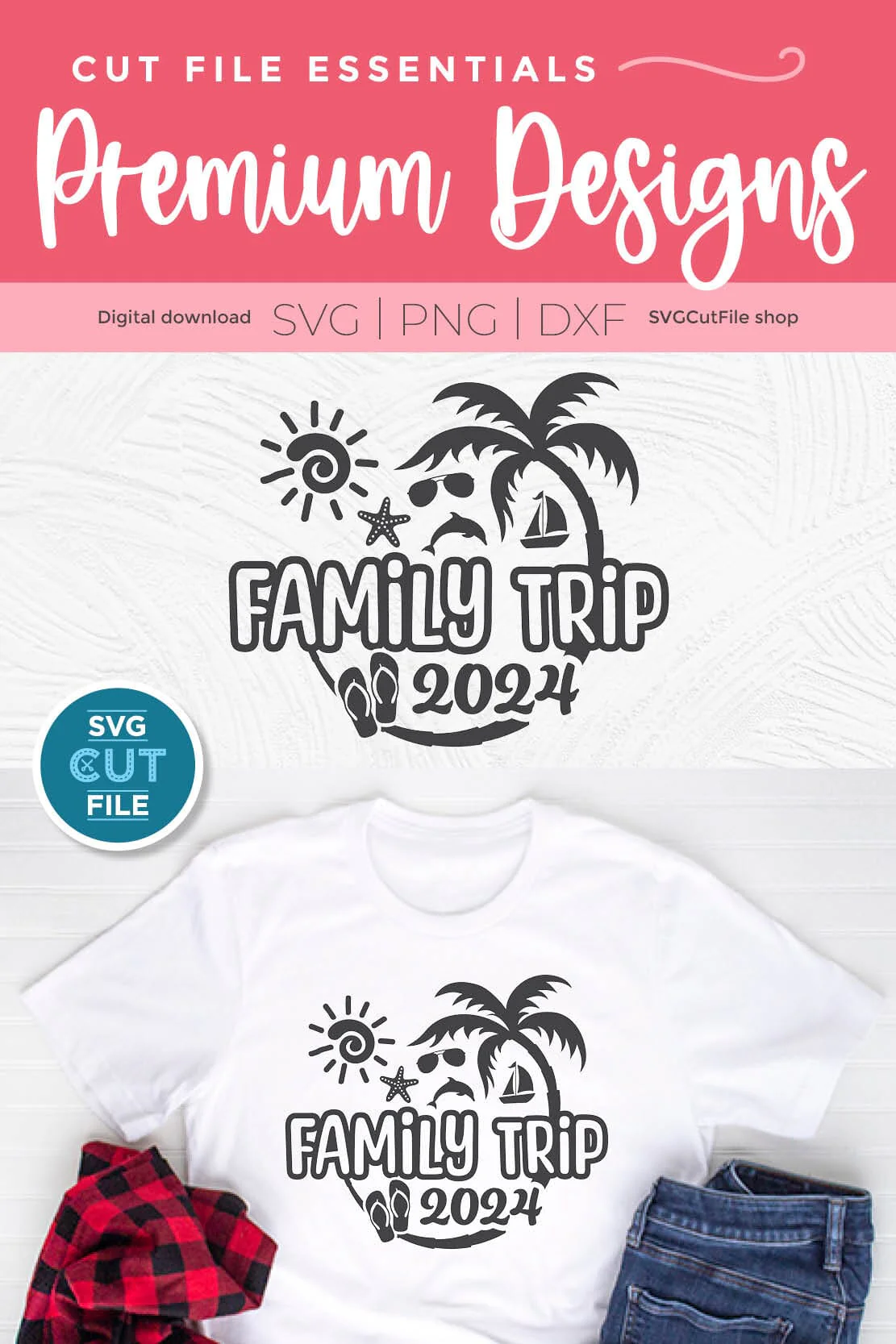 2024 Family Trip svg - Family Trip svg vacation or Holiday Design - Image 3