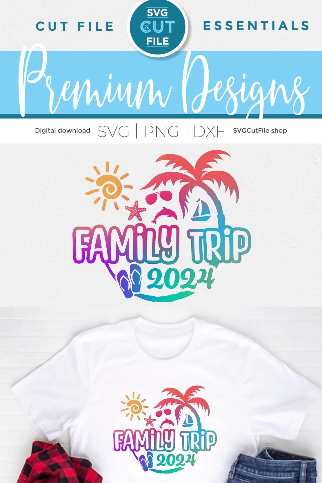 2024 Family Trip svg - Family Trip svg vacation or Holiday Design - Image 4