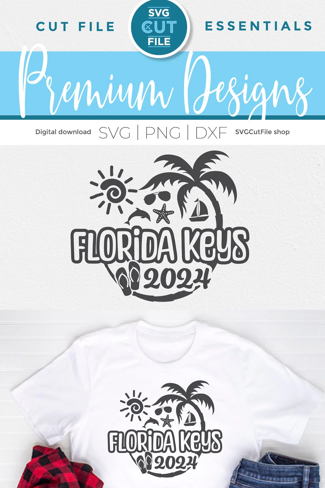 2024 Florida Keys svg - Great for a 2024 Florida Vacation or Trip - Image 3