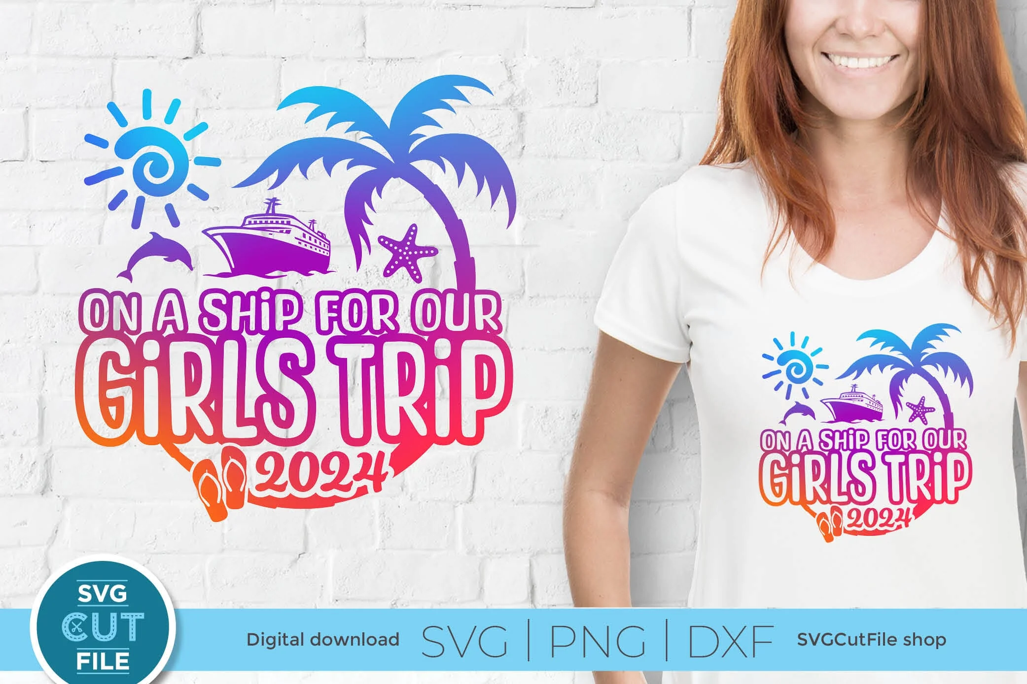 2024 Girls Cruise svg - Girls Trip Vacation Design