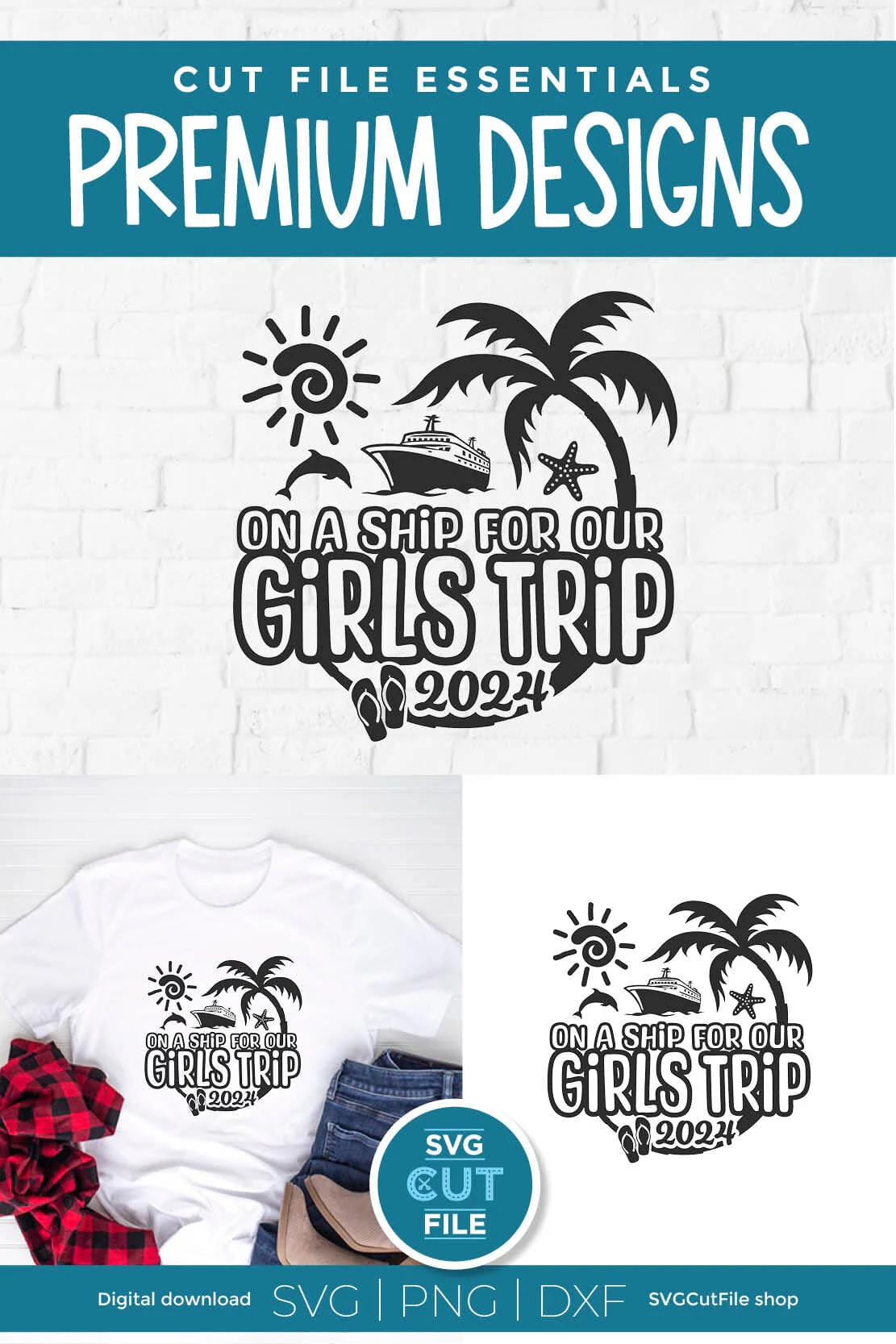2024 Girls Trip svg - Girls Cruise Vacation Design - Image 2