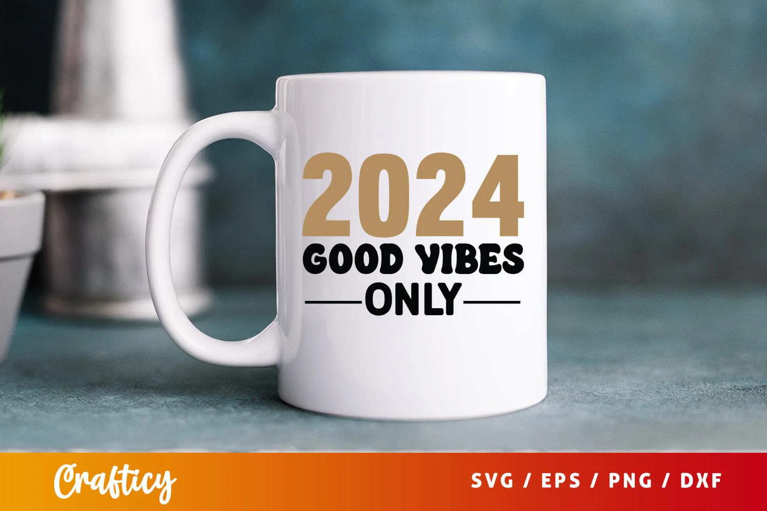 2024 Good vibes only SVG Design - Image 2