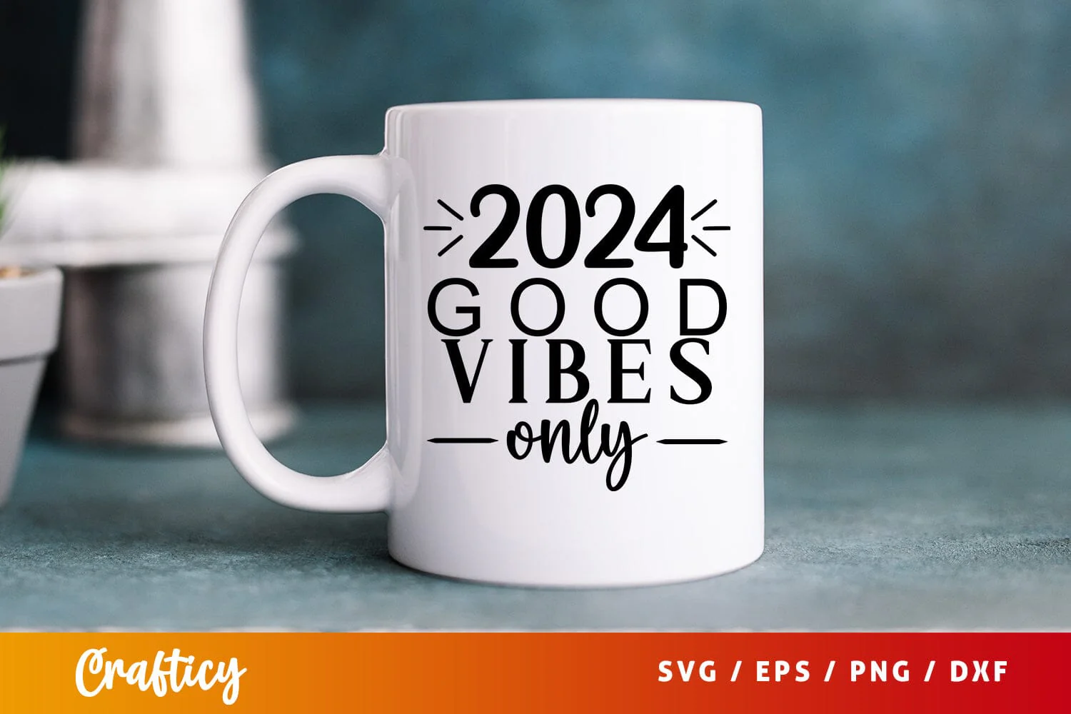 2024 Good vibes only SVG Design - Image 2