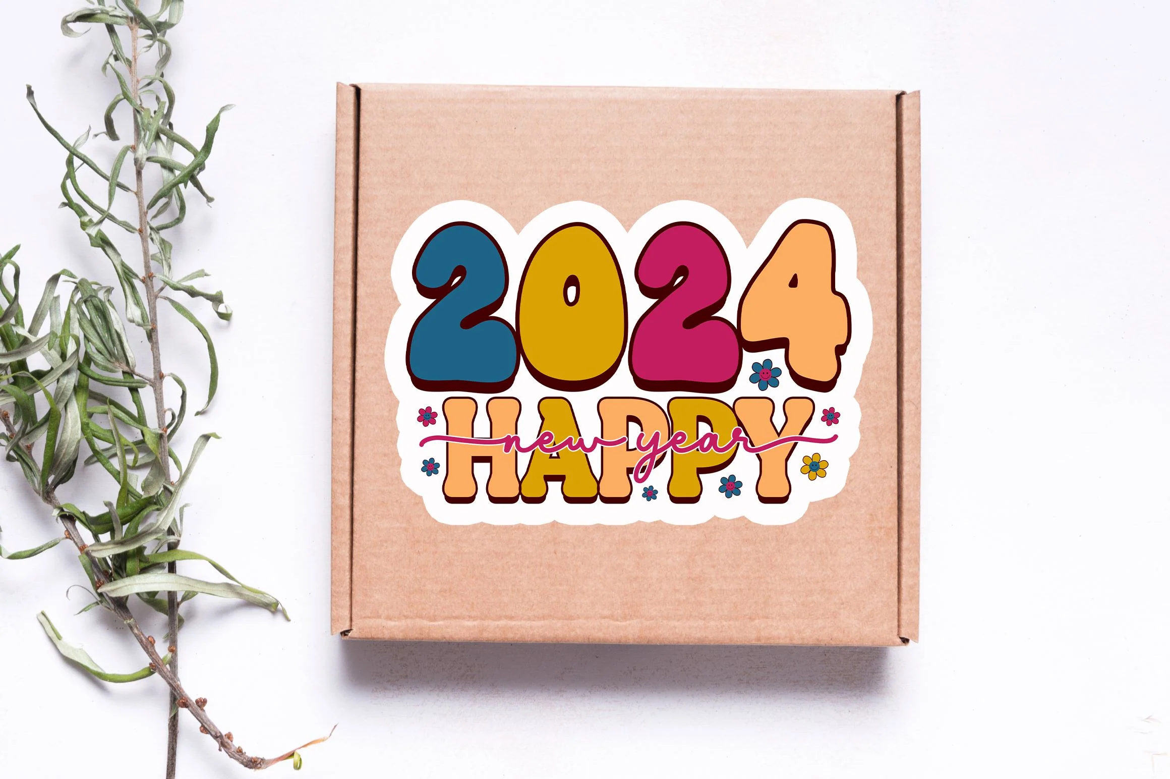 2024 happy new Sticker Design - Image 2