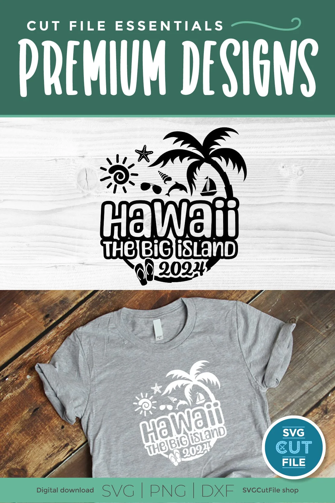 2024 Hawaii-the Big Island svg - Hawaiian Vacation or Trip Design - Image 4