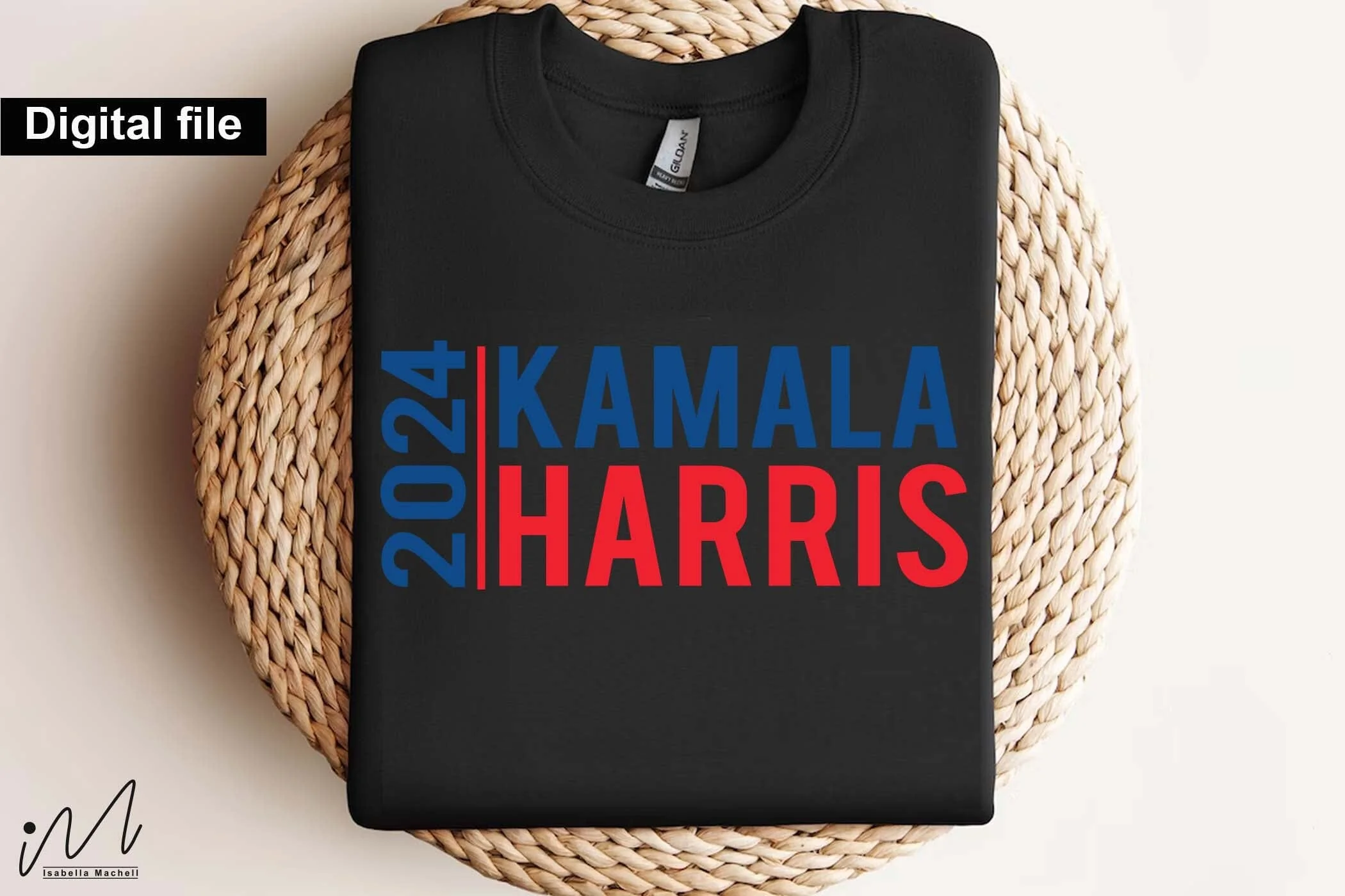 2024 Kamala Harris svg,  I'm voting Kamala,Kamala Harris 2024,Democratic t shirt,Kamala Harris svg,Gift for Her,Kamala Harris t shirt,Madam President - Image 3
