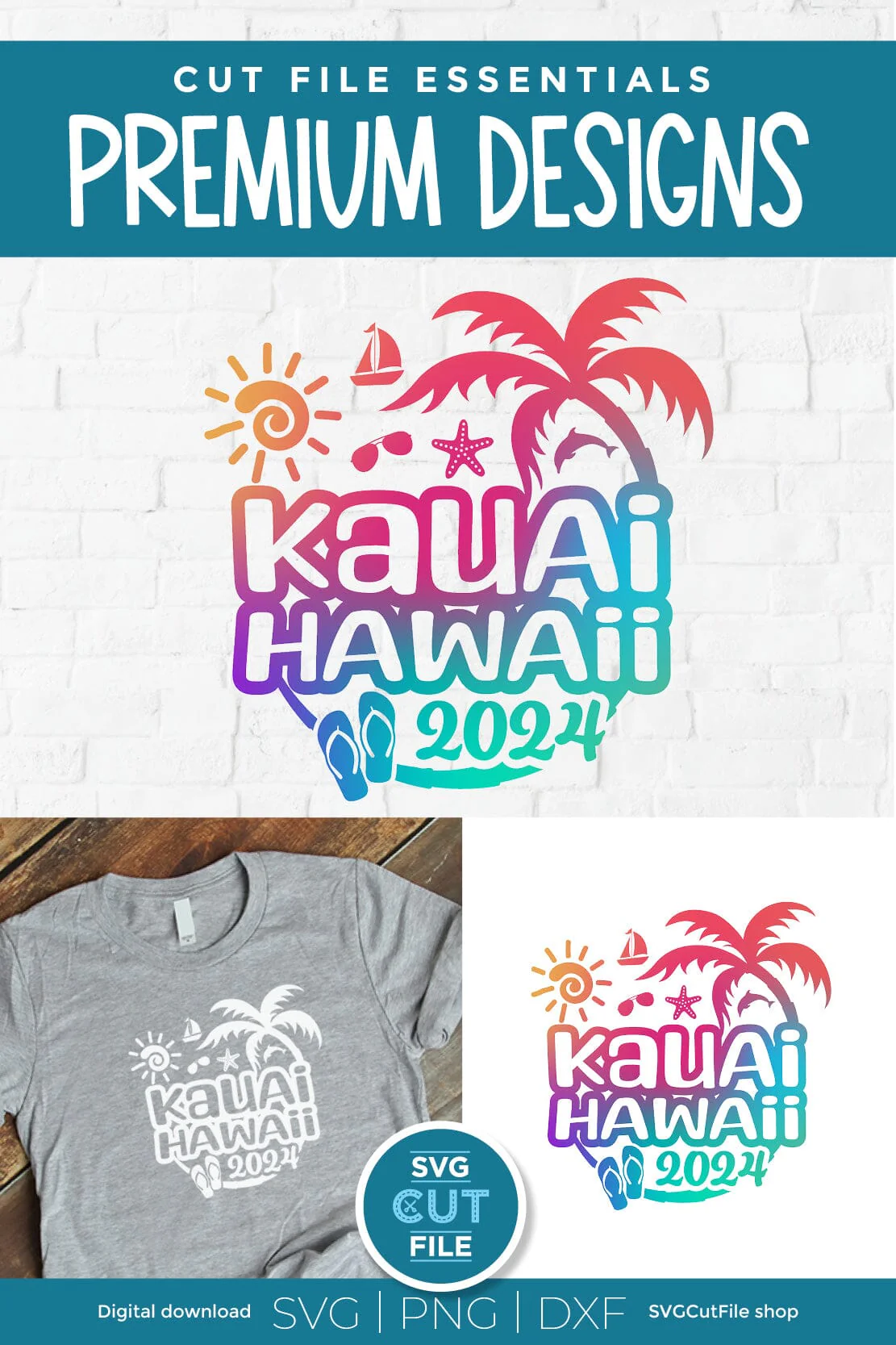 2024 Kauai Hawaii svg - Hawaii Vacation or Trip Design - Image 4