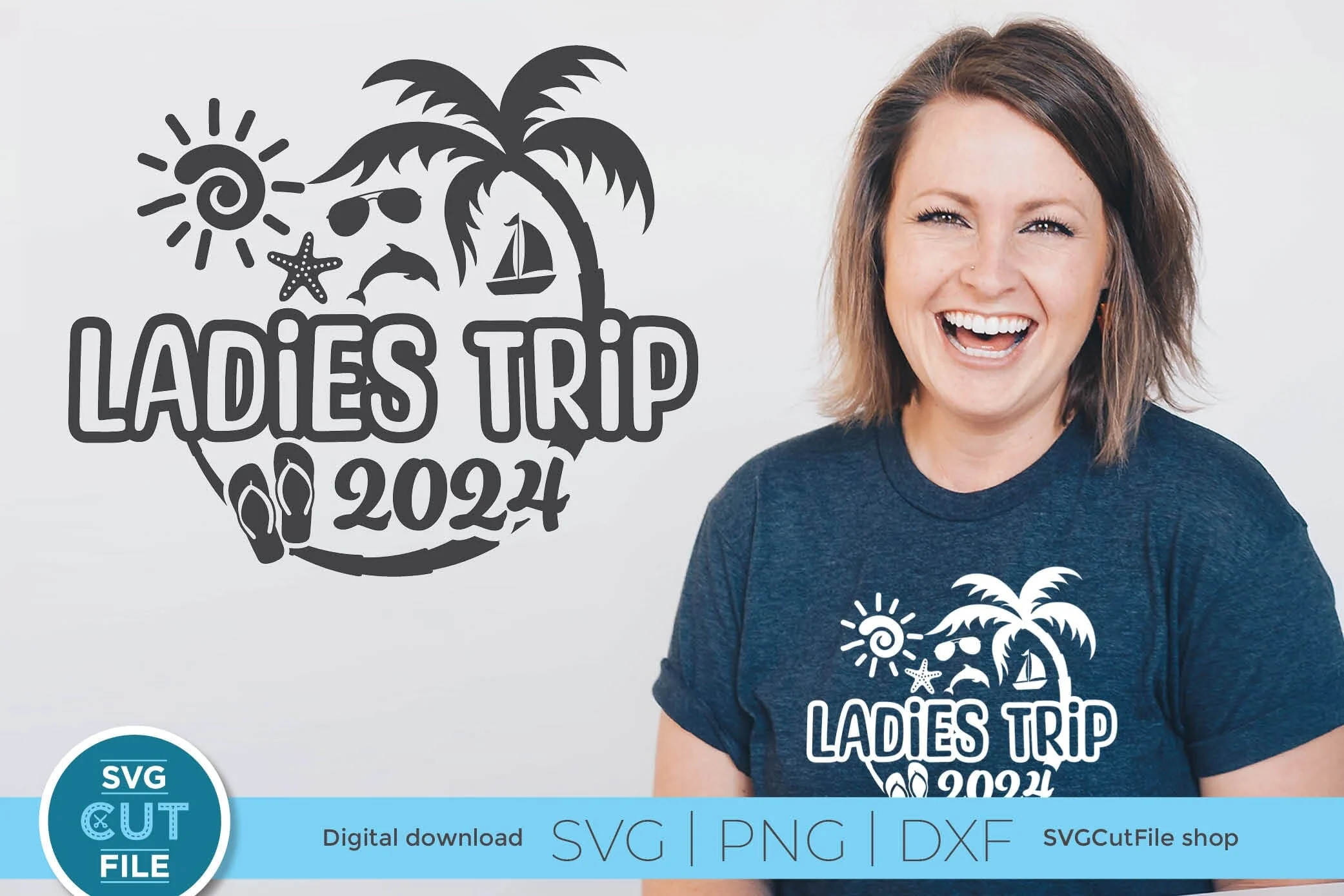 2024 Ladies Trip svg - Ladies Trip Vacation or Trip Design