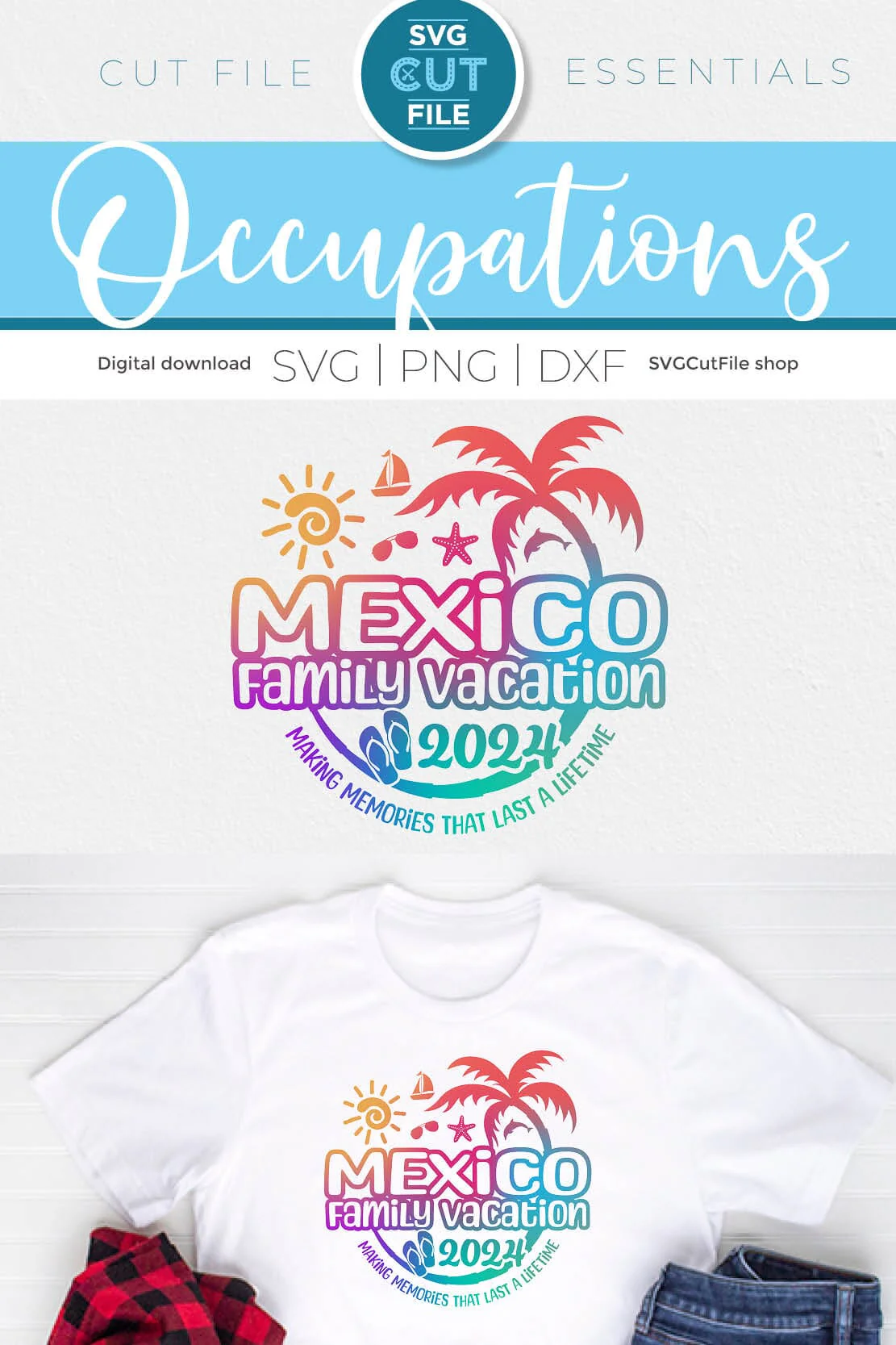 2024 Mexico svg - Mexico Family Vacation or Trip Design - Image 4