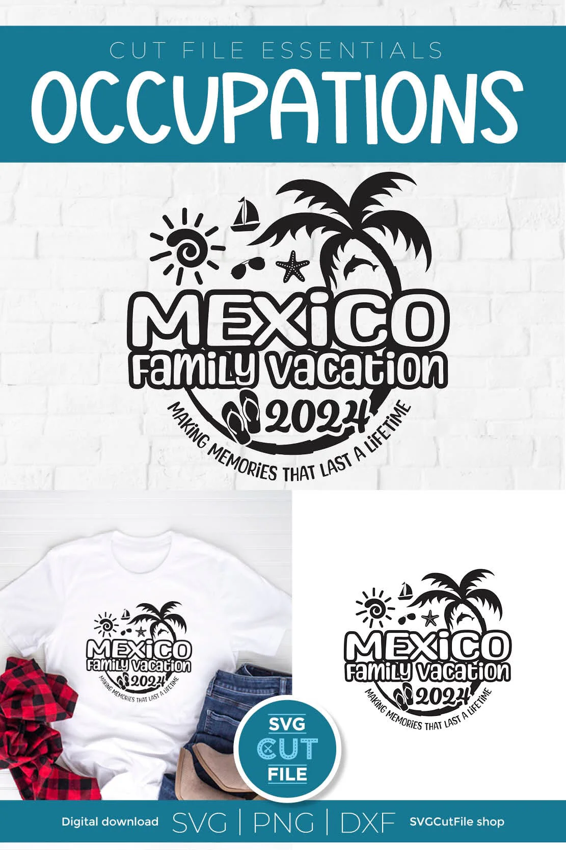 2024 Mexico svg - Mexico Family Vacation or Trip Design - Image 2