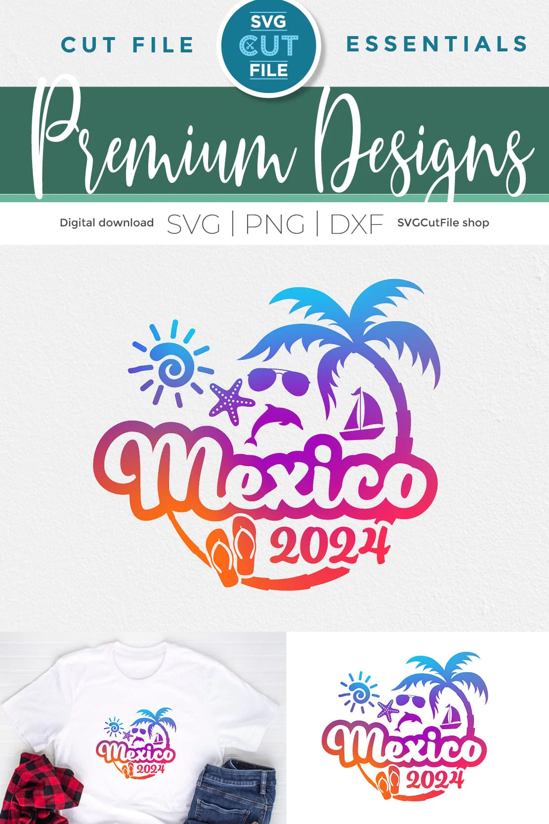 2024 Mexico svg - Mexico Vacation or Trip Design - Image 4