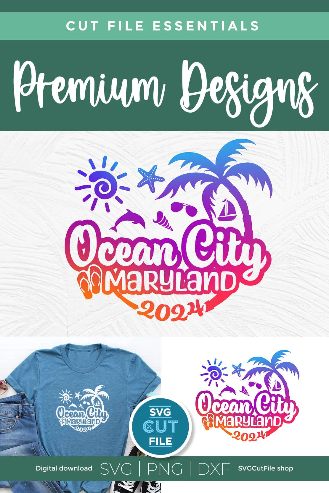2024 Ocean City svg - Ocean City Maryland Vacation or Trip Design - Image 2