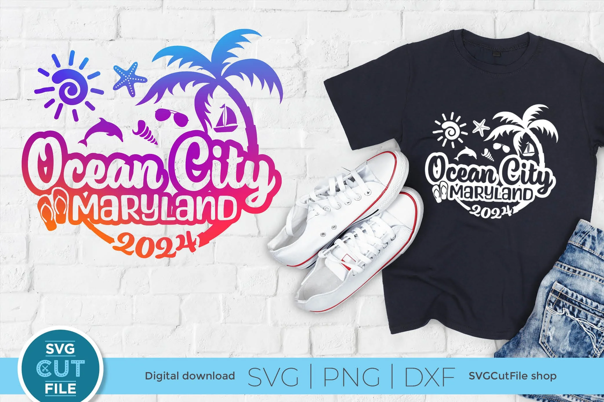 2024 Ocean City svg - Ocean City Maryland Vacation or Trip Design