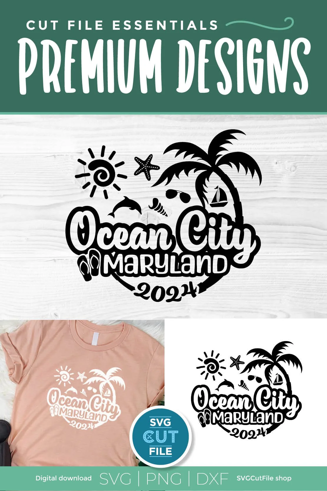 2024 Ocean City svg - Ocean City Maryland Vacation or Trip Design - Image 3