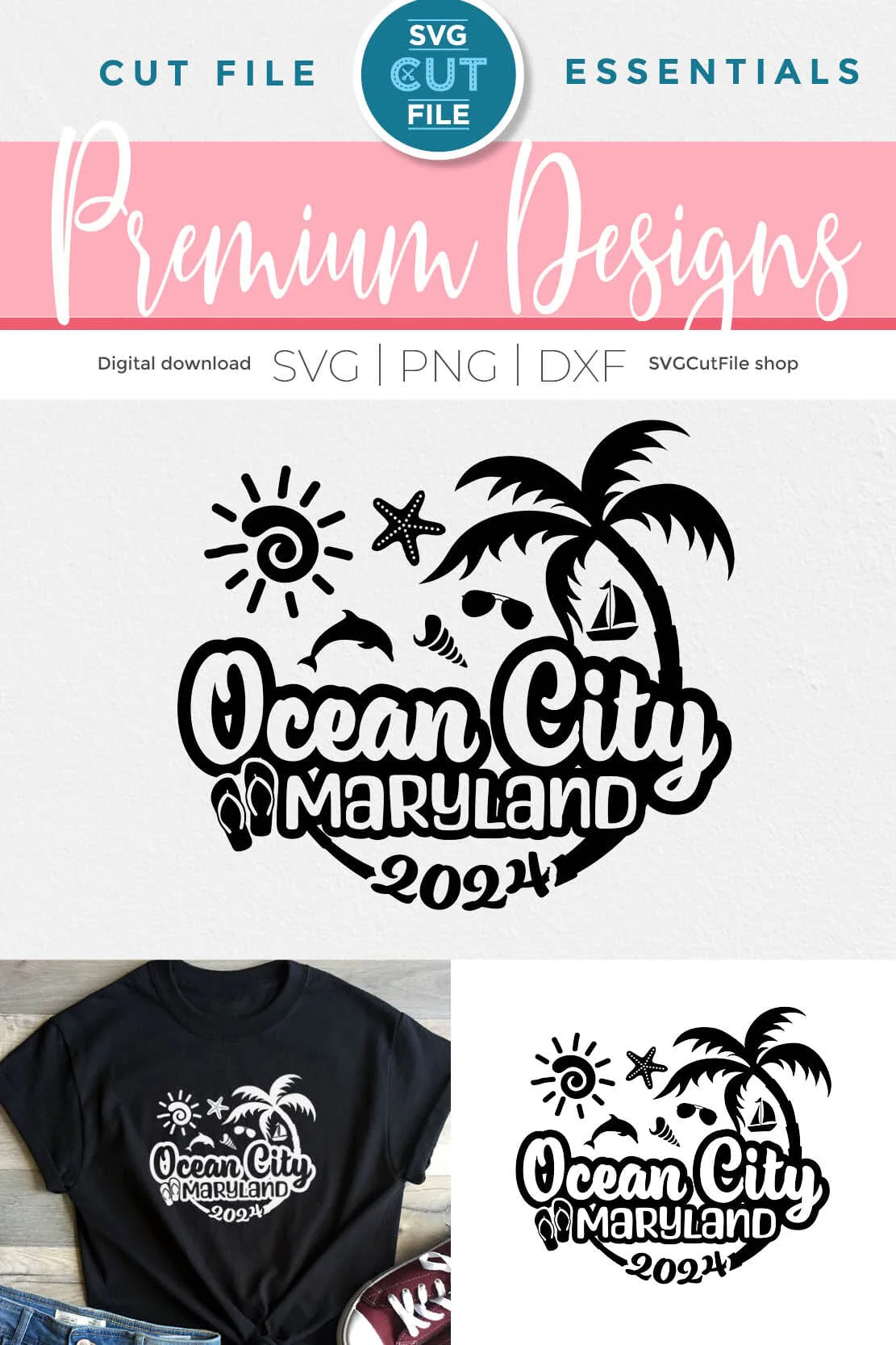 2024 Ocean City svg - Ocean City Maryland Vacation or Trip Design - Image 6