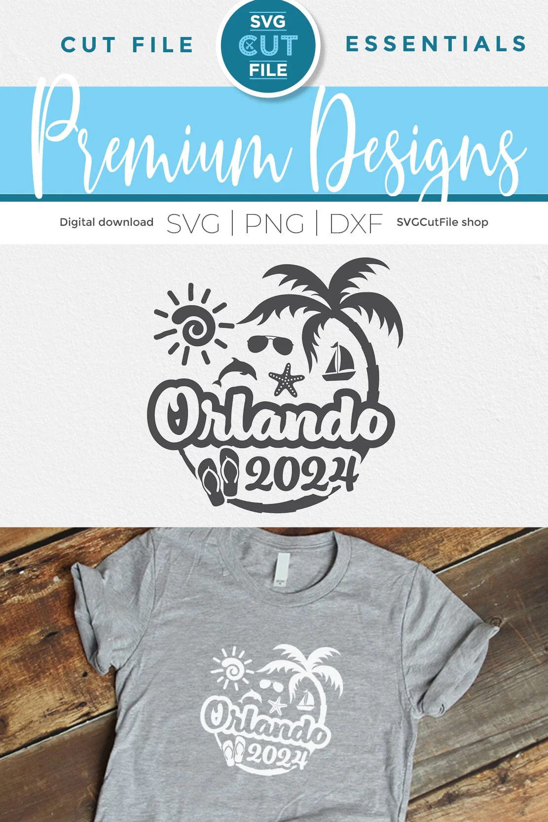 2024 Orlando Florida svg - Orlando FL Vacation or Trip Design - Image 2