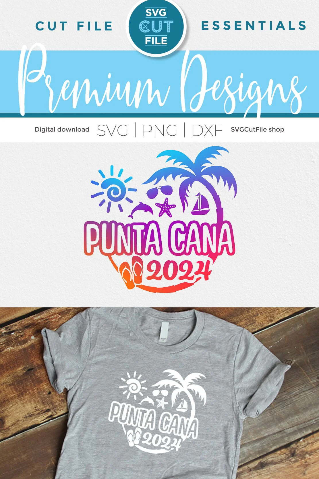 2024 Punta Cana svg - Punta Cana Vacation or Trip Design - Image 2