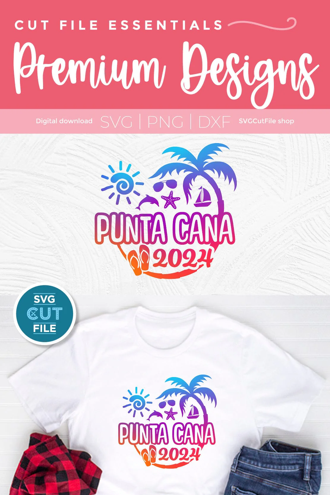 2024 Punta Cana svg - Punta Cana Vacation or Trip Design - Image 3