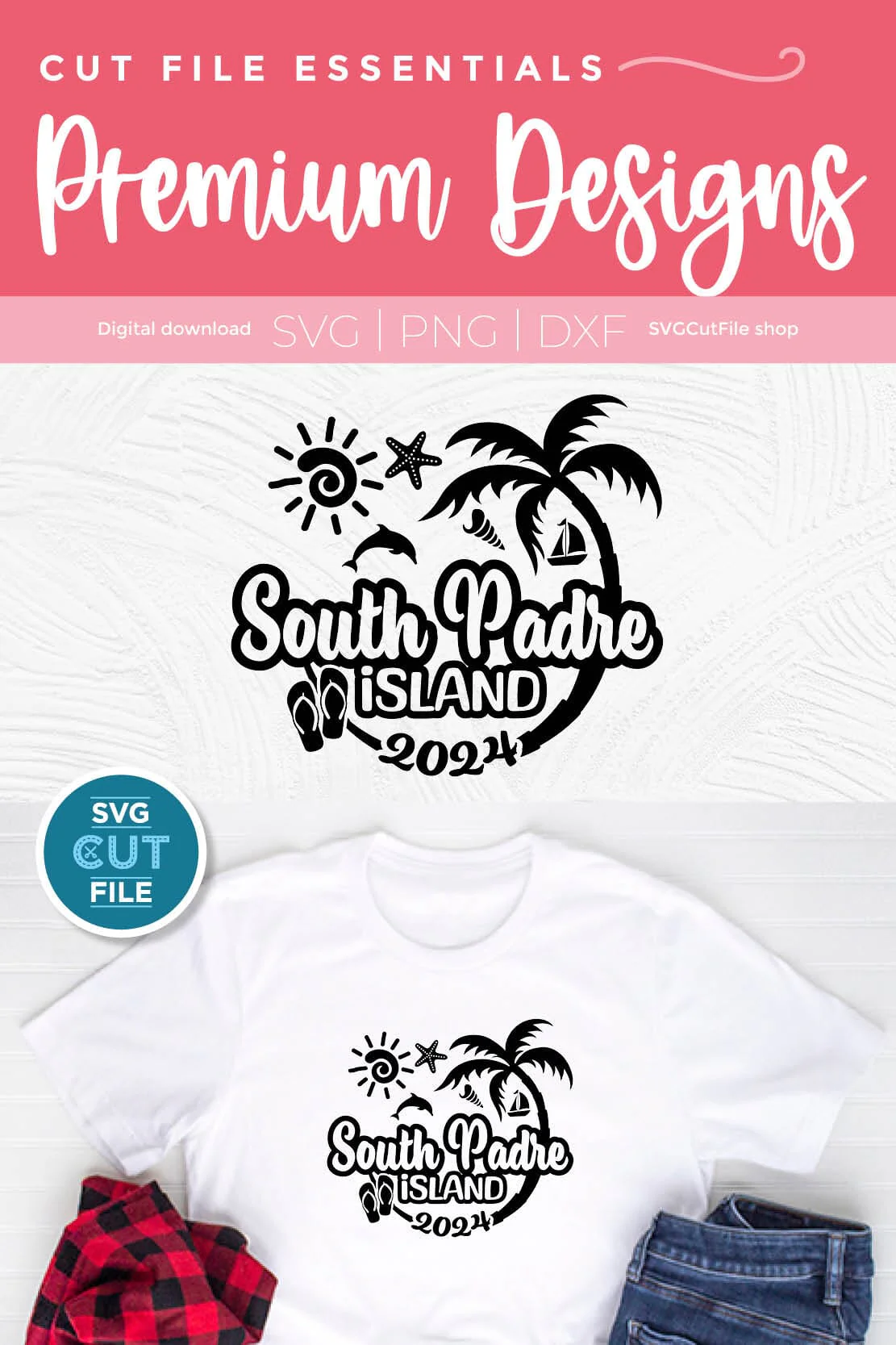 2024 South Padre Island Texas svg - South Padre TX Vacation or Trip Design - Image 3
