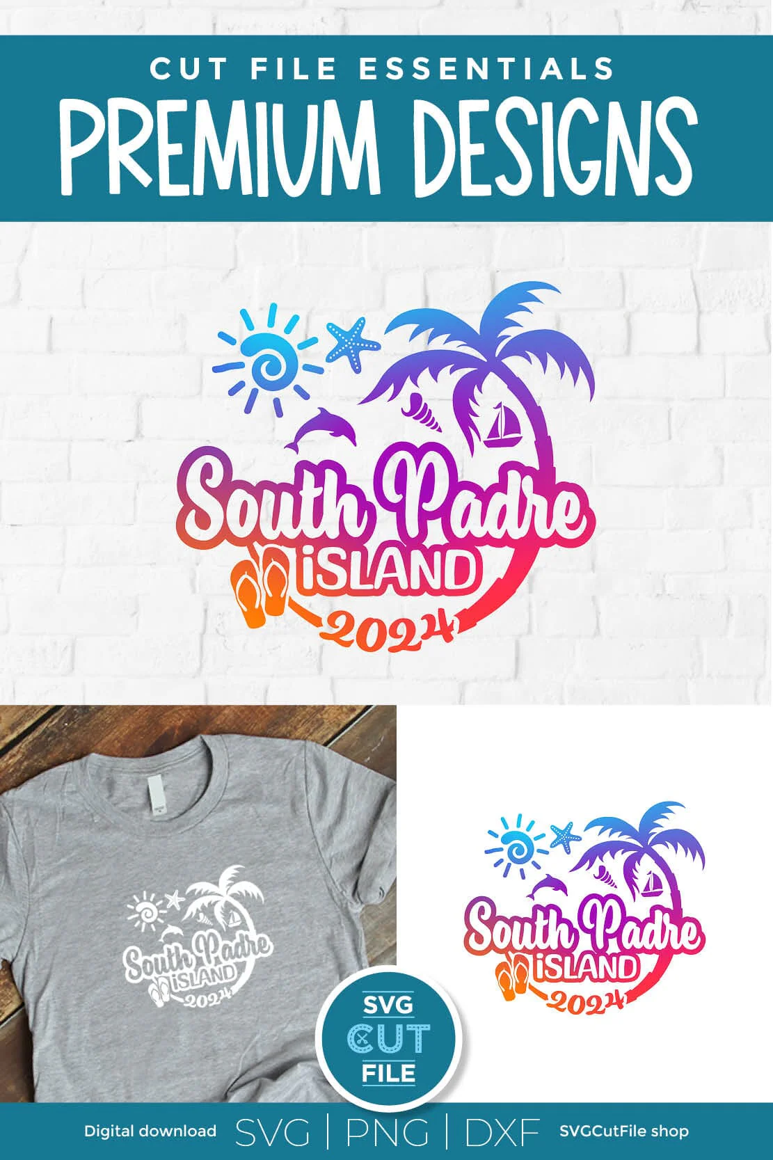 2024 South Padre Island Texas svg - South Padre TX Vacation or Trip Design - Image 4