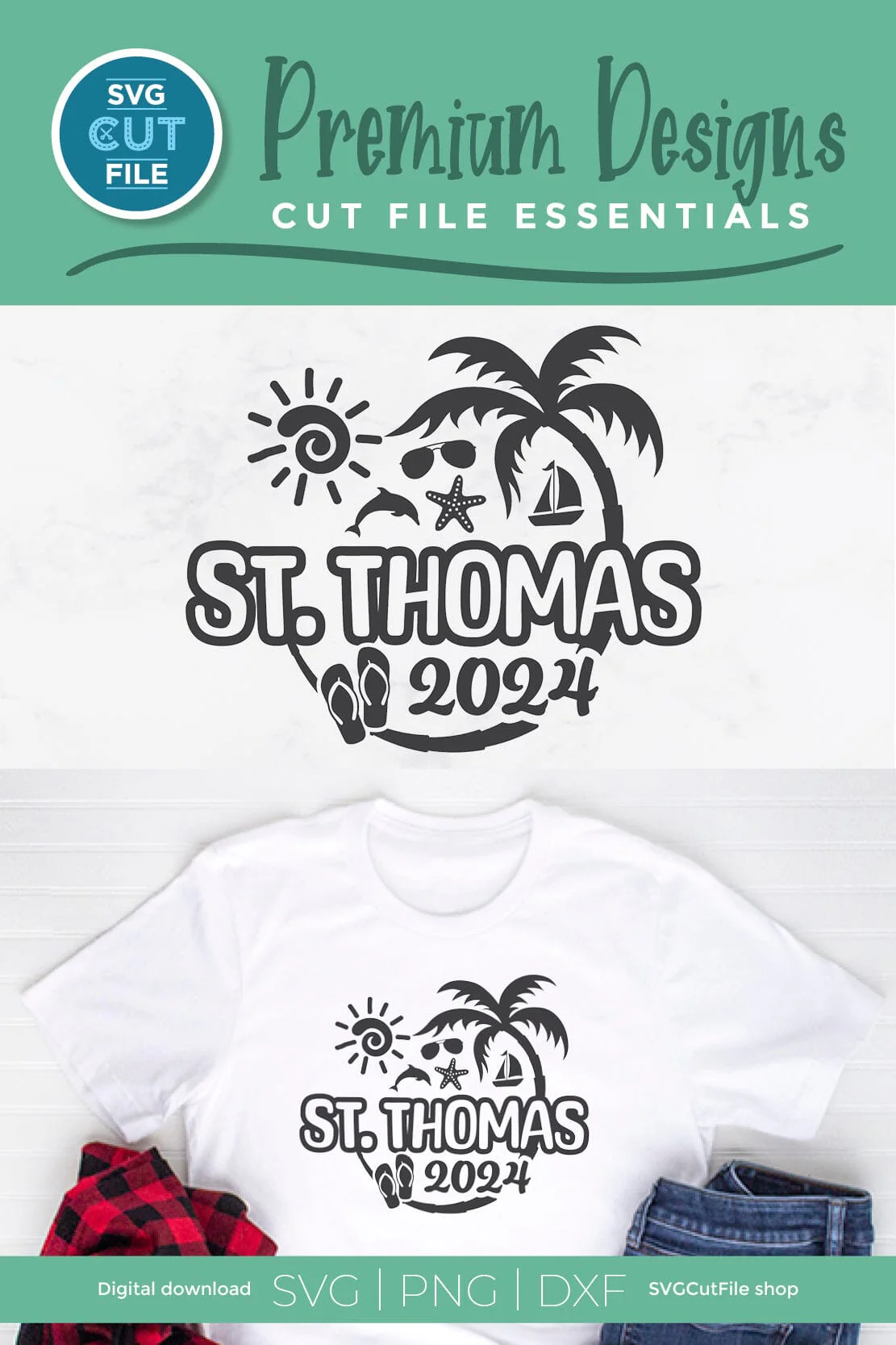 2024 St. Thomas svg - St. Thomas Vacation or Trip Design - Image 6