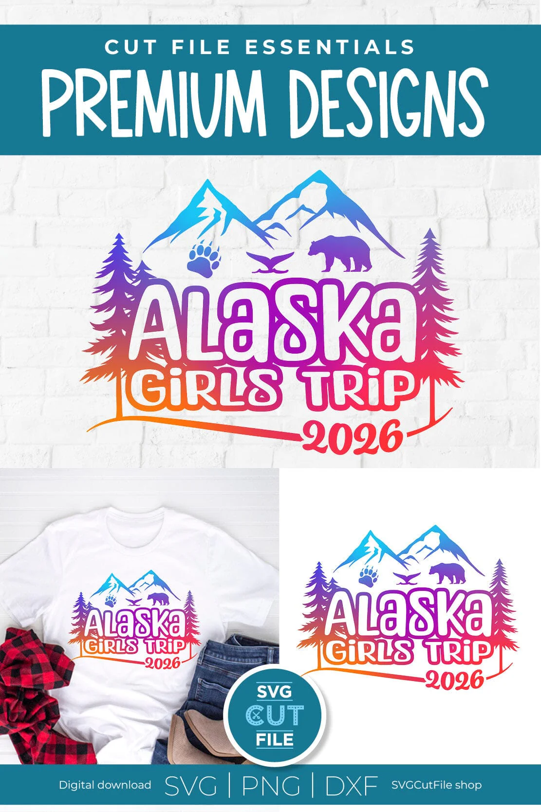 2026 Alaska Girls Trip svg - Alaska SVG vacation or Trip svg - Image 2