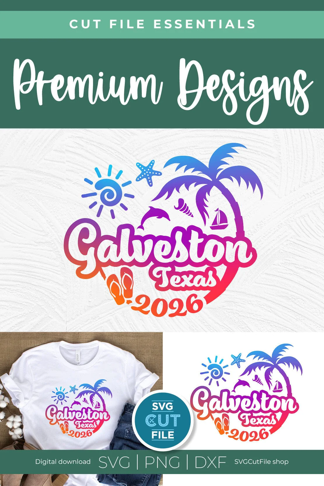 2026 Galveston Texas svg - Galveston TX Vacation or Trip - Image 5
