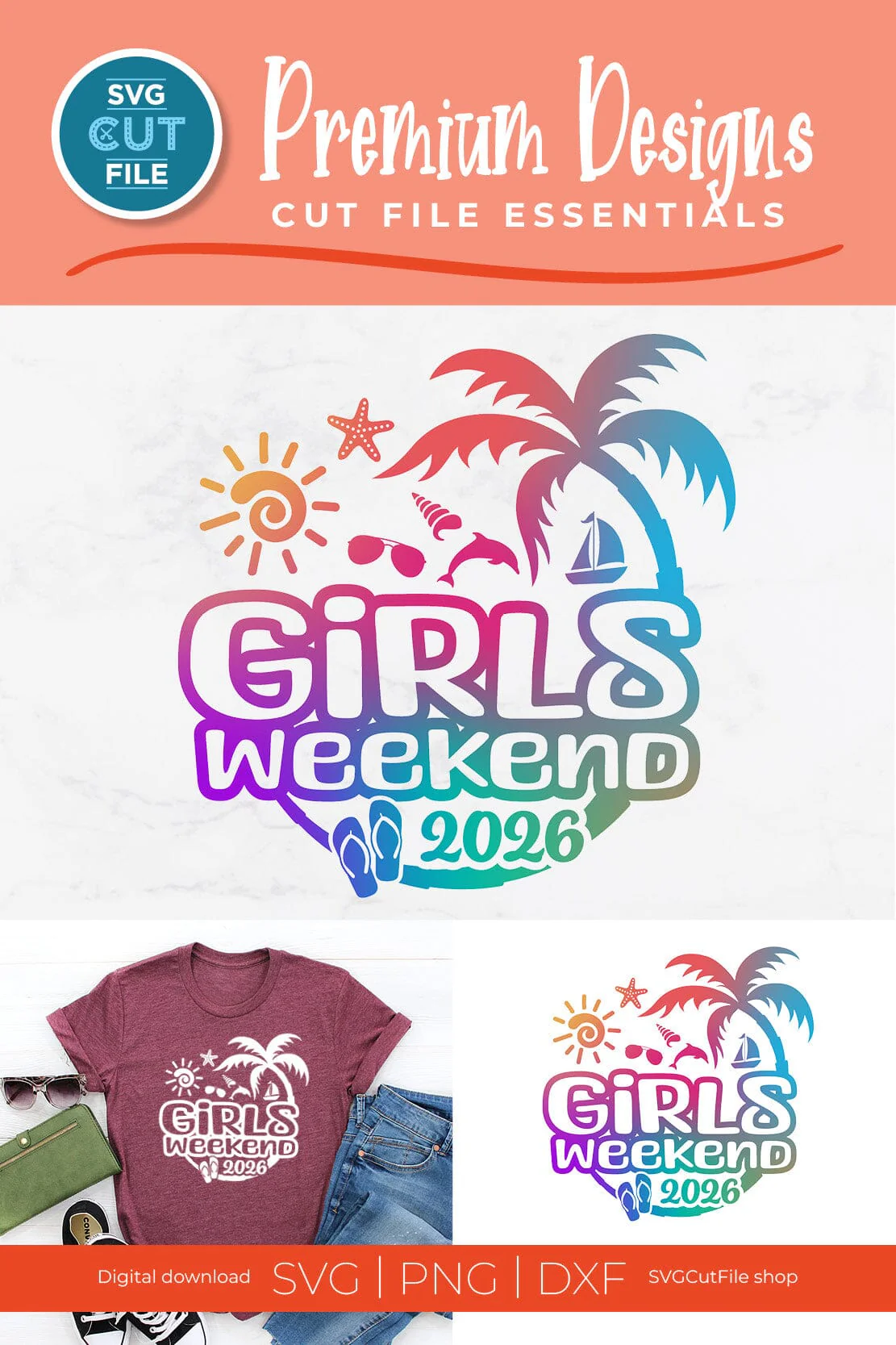 2026 Girls Weekend svg - Girls or Ladies Vacation Design - Image 3