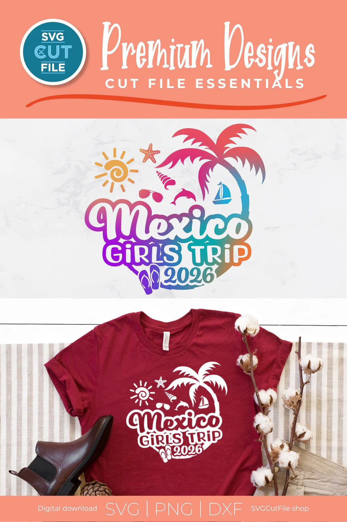 2026 Mexico Girls Trip svg - Mexico Vacation or Trip Design for the Ladies - Image 2