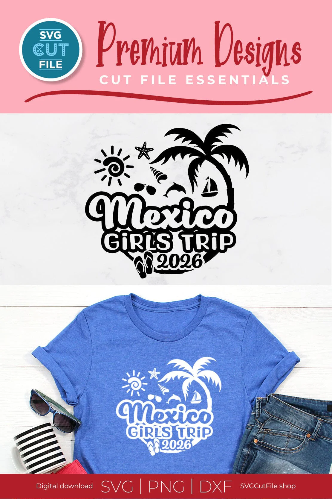 2026 Mexico Girls Trip svg - Mexico Vacation or Trip Design for the Ladies svg - Image 6