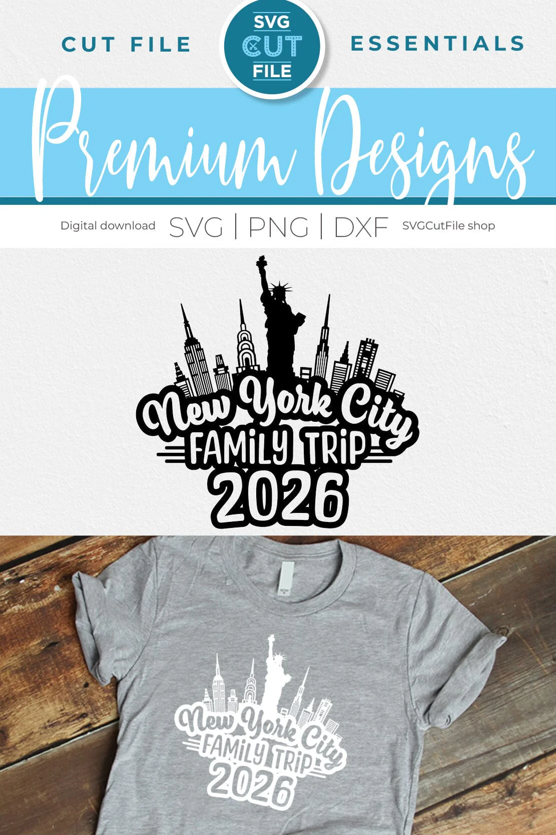 2026 New York City Family Trip svg Great for a Birthday Weekend Vacation - Image 2