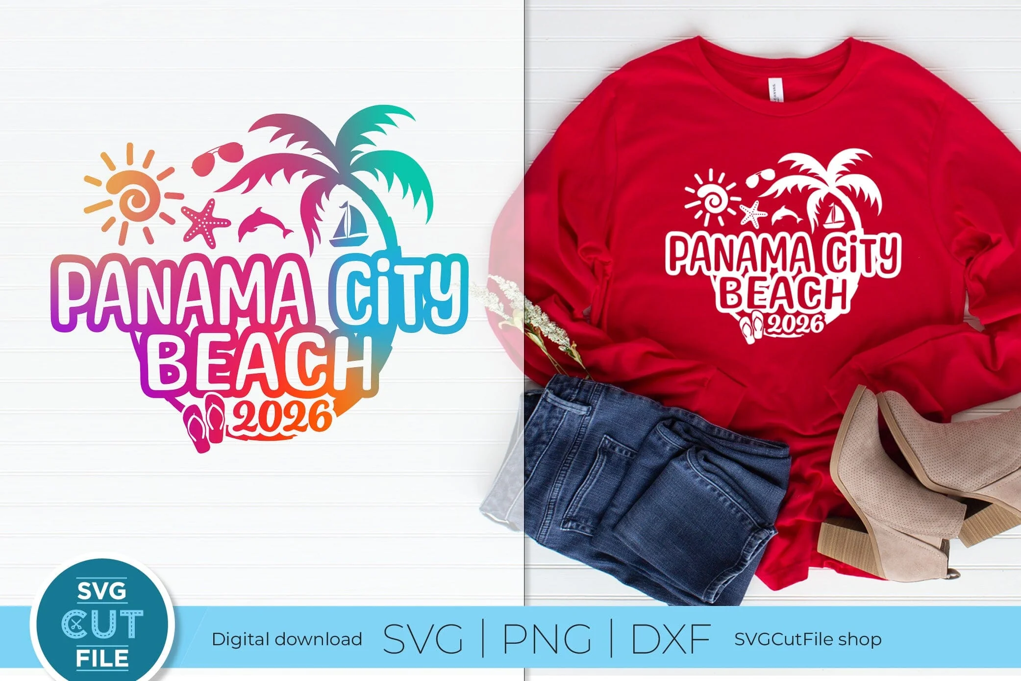 2026 Panama City Beach svg - Panama City Florida Vacation or Trip