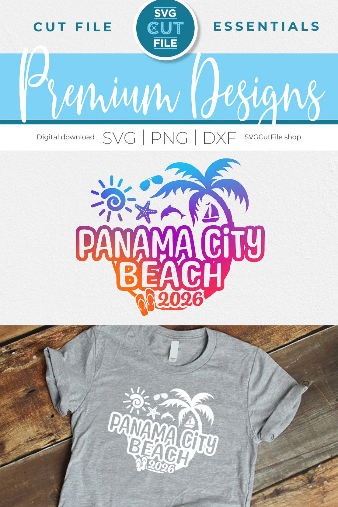 2026 Panama City Beach svg - Panama City Florida Vacation or Trip - Image 4