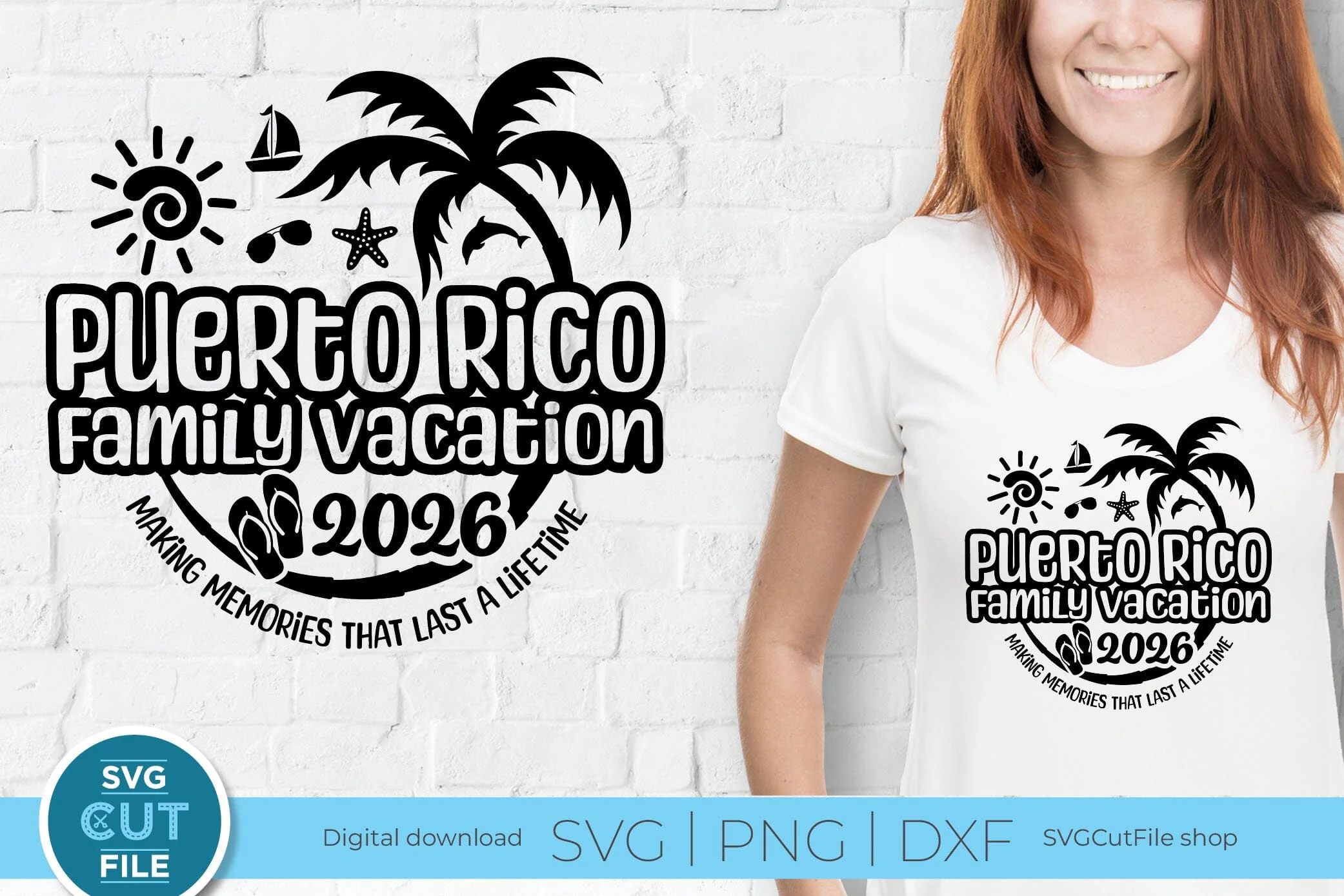 2026 Puerto Rico Family Vacation svg - Puerto Rico Vacation or Trip Design