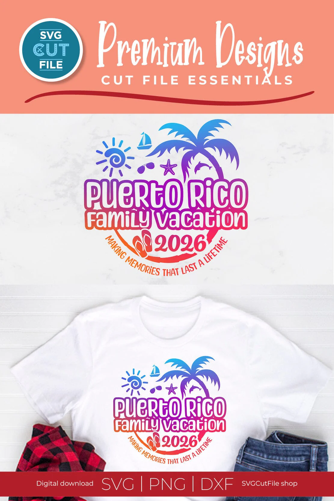 2026 Puerto Rico Family Vacation svg - Puerto Rico Vacation or Trip Design - Image 6