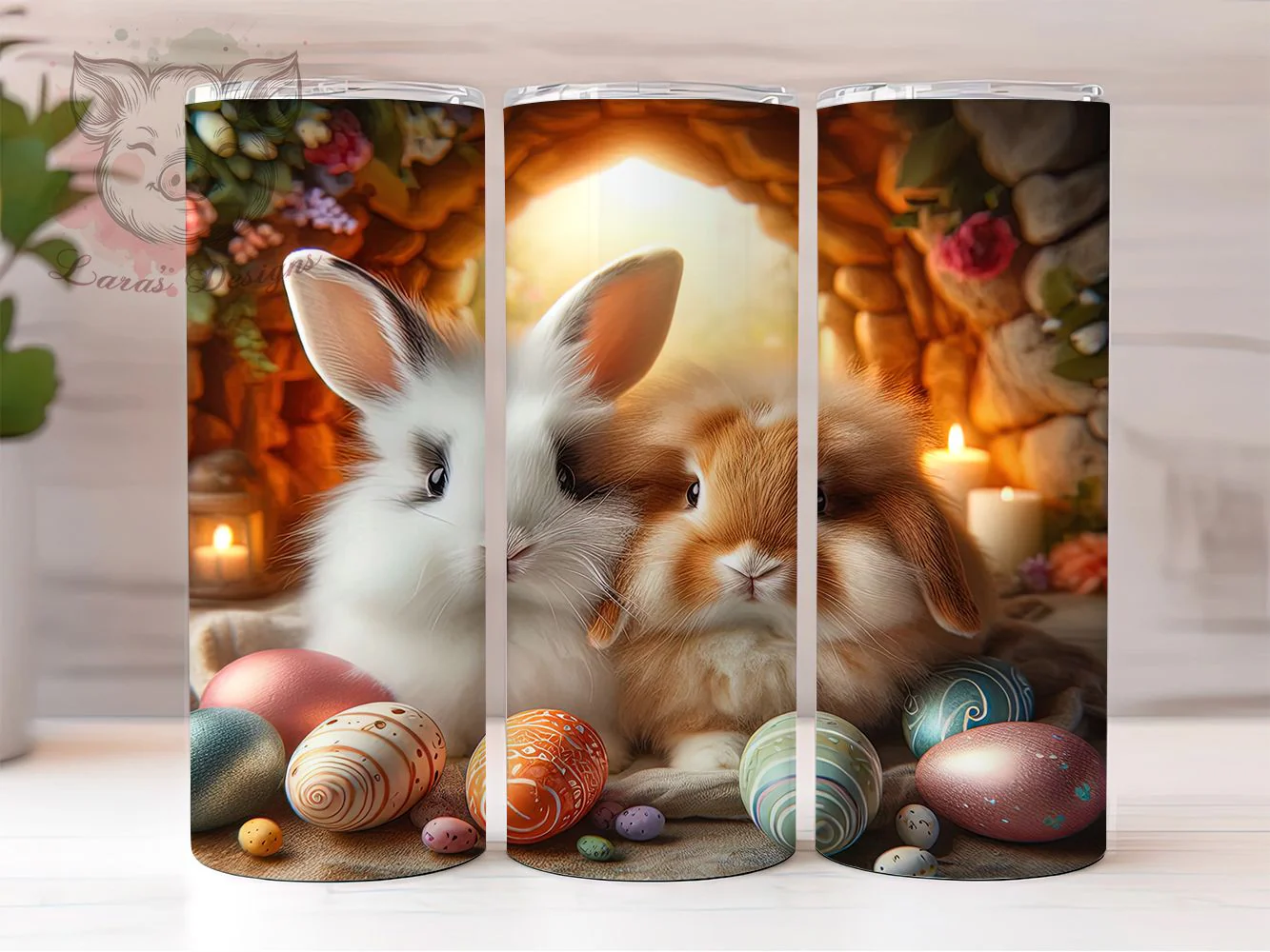 3D Rabbit Hole Easter Tumbler, Rabbit Hole Tumbler, Bunny in Wall Wrap, Stylish 20oz Wrap, Sublimation Design, Trendy Gift Idea, Inspirational Easter Tumbler
