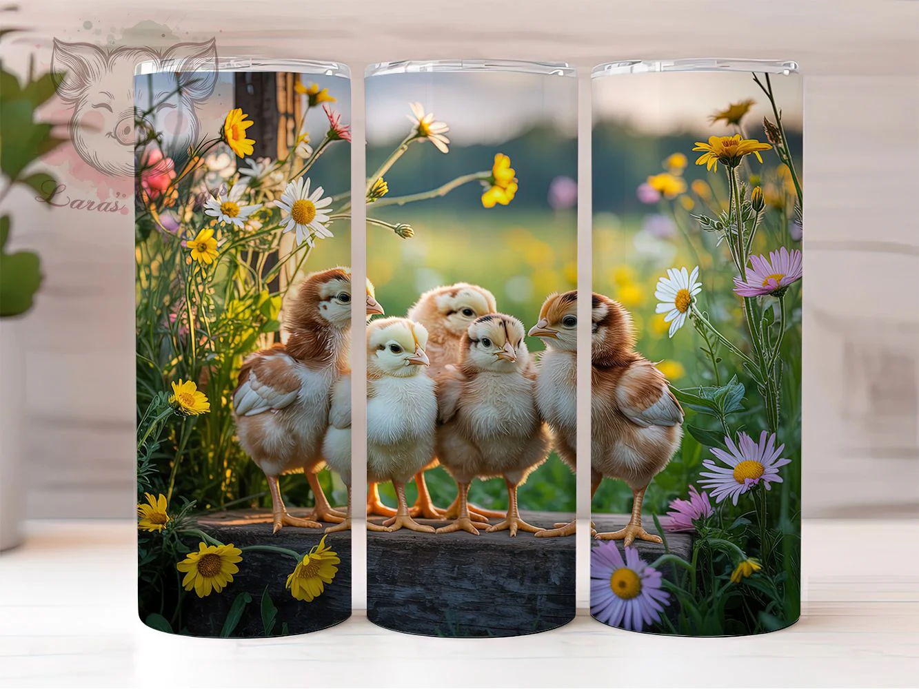 3D Realistic Easter Chick Tumbler, 3D Chicken Tumbler, Easter Farm Wrap, Stylish 20oz Wrap, Sublimation Design, Trendy Gift Idea, Inspirational Easter Tumbler