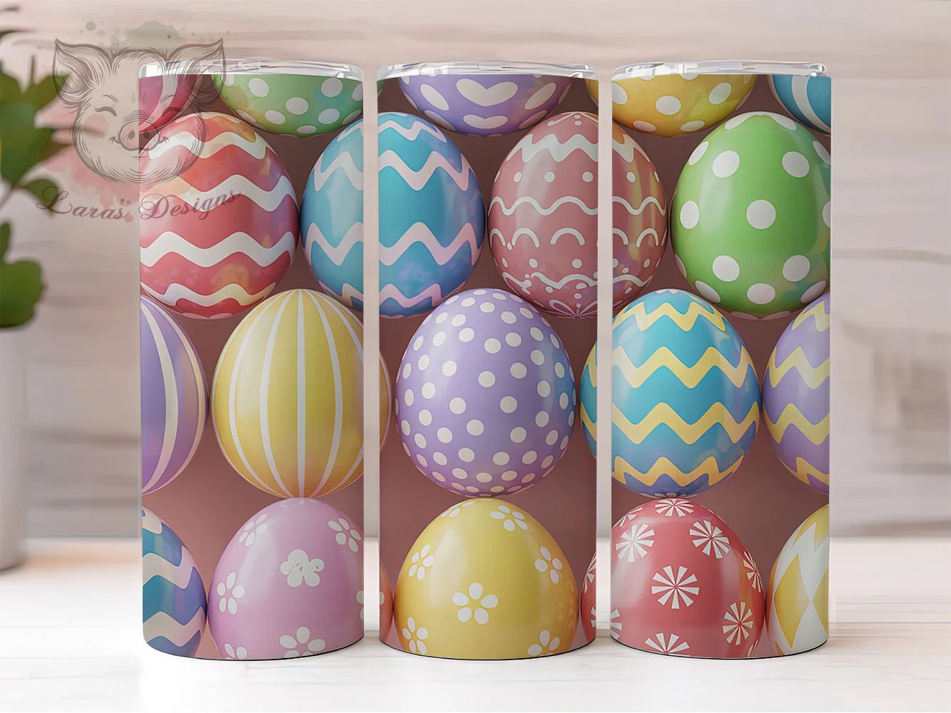 3D Seamless Easter Egg Tumbler, Seamless Easter Tumbler, Inflated Egg Wrap, Festive Seamless Wrap, Stylish 20oz Wrap, Sublimation Design, Trendy Gift Idea