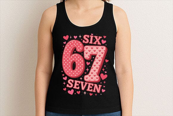 67 Valentine Numbers PNG Cute Hearts - Image 3