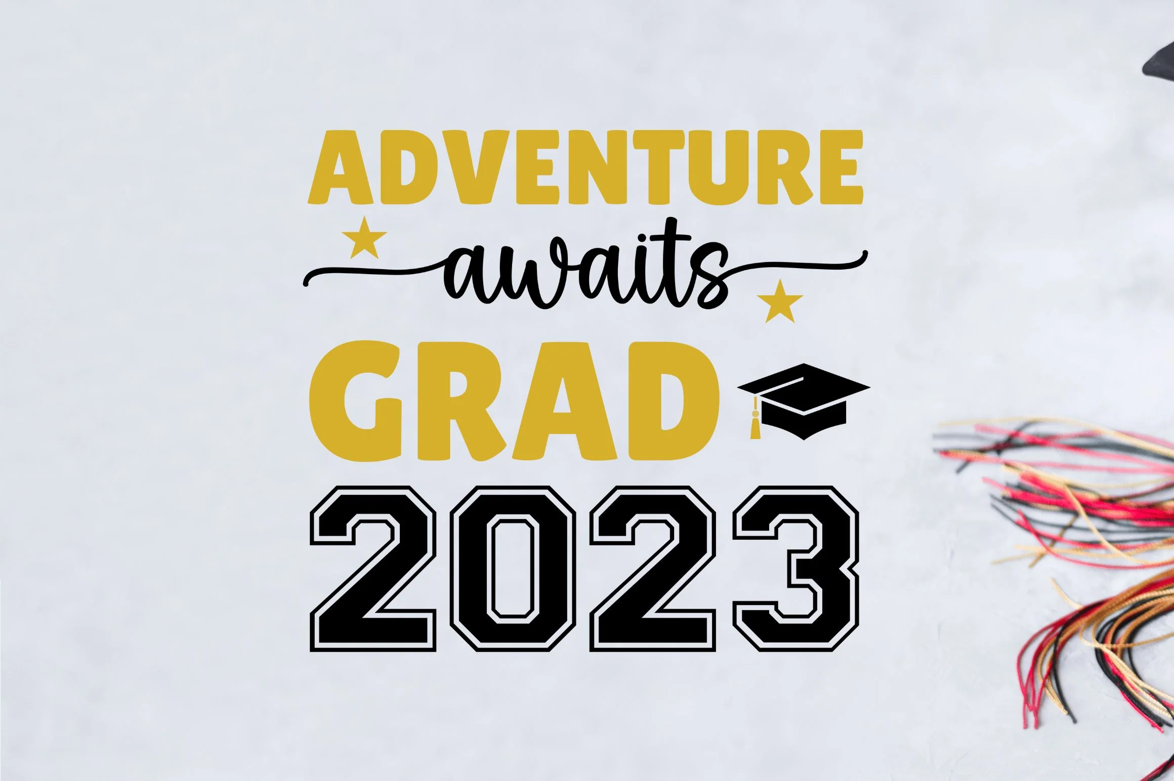 Adventure awaits grad 2023 SVG - Image 3