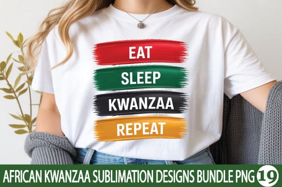 African Kwanzaa Sublimation Designs Bundle PNG - Image 9
