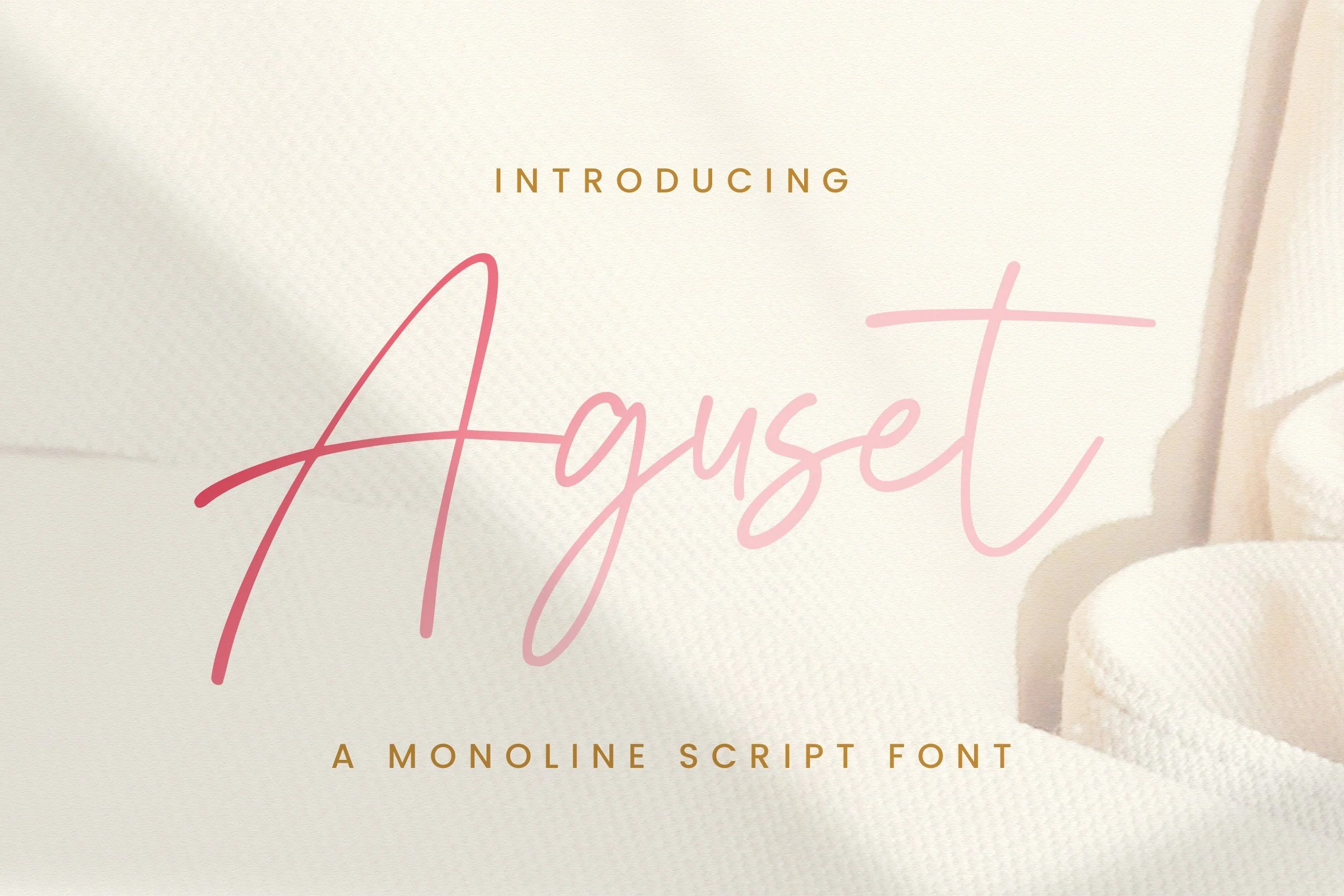 Aguset - Handwritten Font