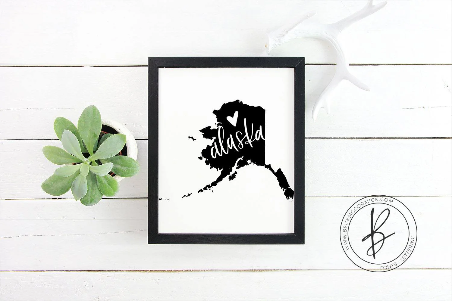 Alaska Heart SVG - Image 2