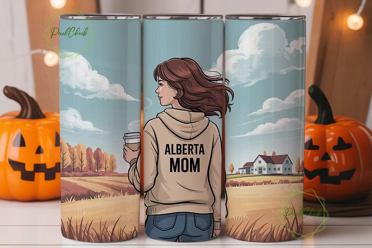 Alberta Mom 20oz Tumbler Wrap - Image 2