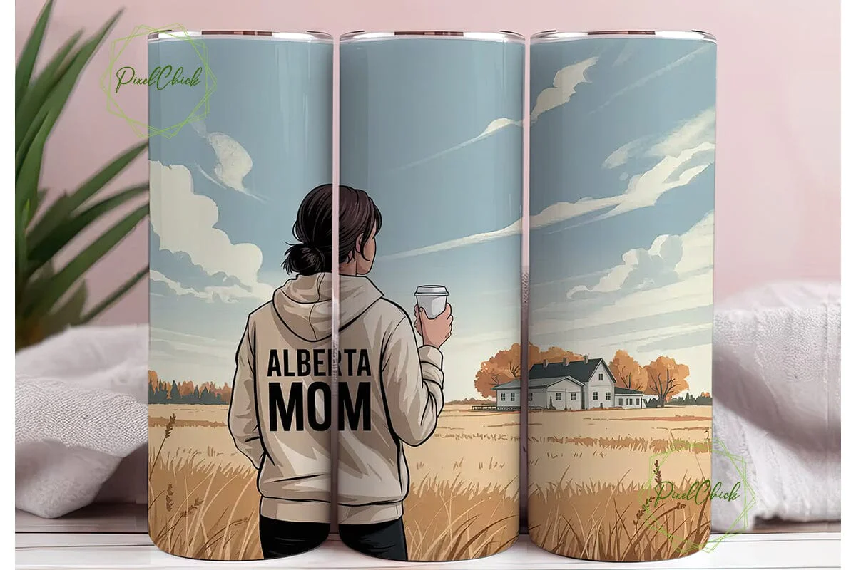 Alberta Mom 20oz Tumbler Wrap - Image 3
