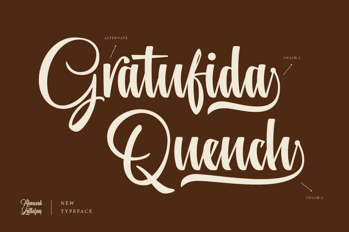 Almond Lattefay - Script Font - Image 8