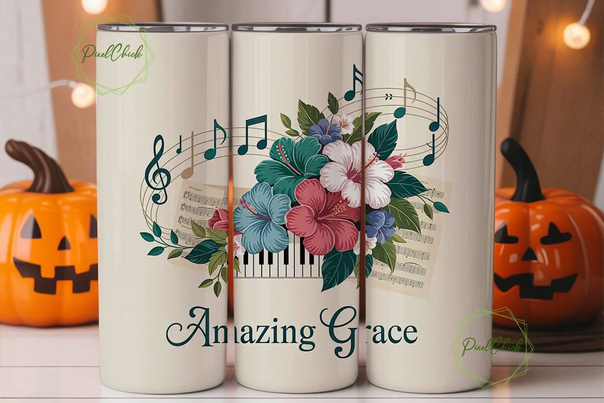 Amazing Grace 20oz Tumbler Wrap - Image 2